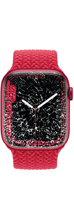 apple watch screen broken image